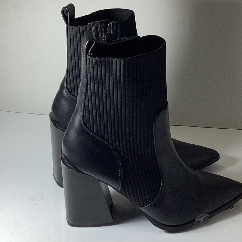 WILD PAIR
Trinityy Pointed-toe Pull-on Knit Dress Booties, - Picture 8 of 11